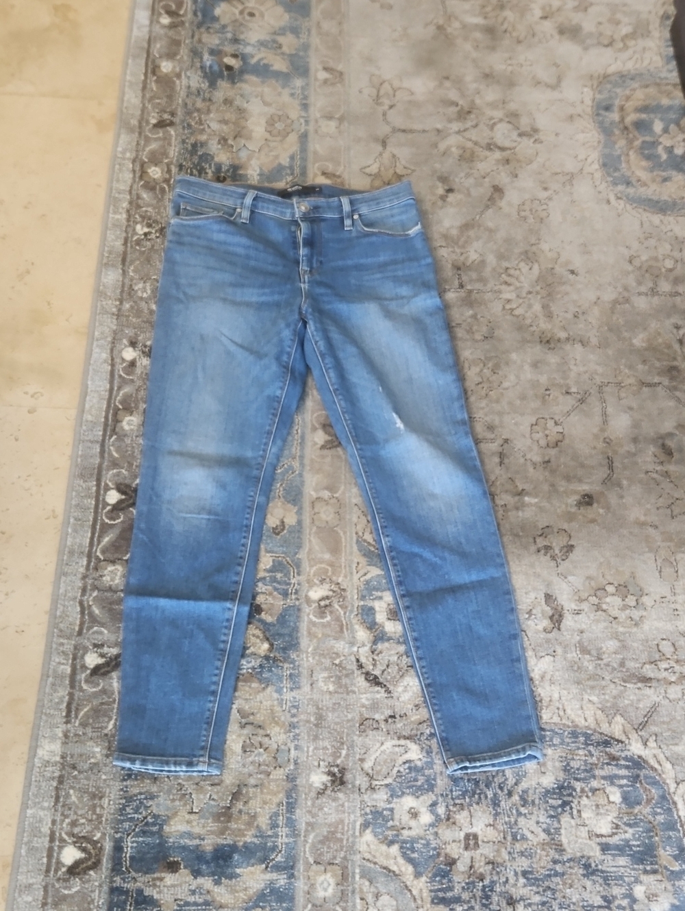 Hudson Jeans Skinny in Light Blue Faded Wash